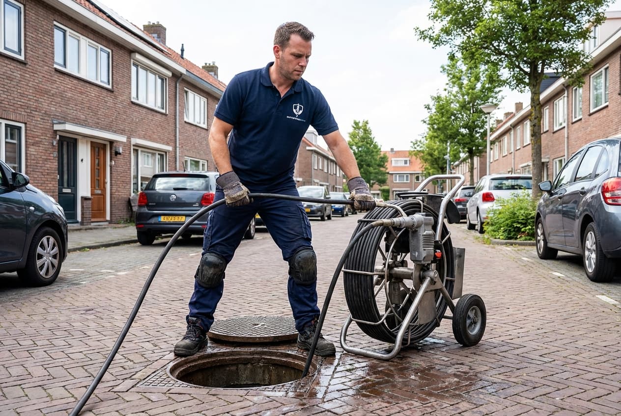 Hoofdriolering ontstoppen